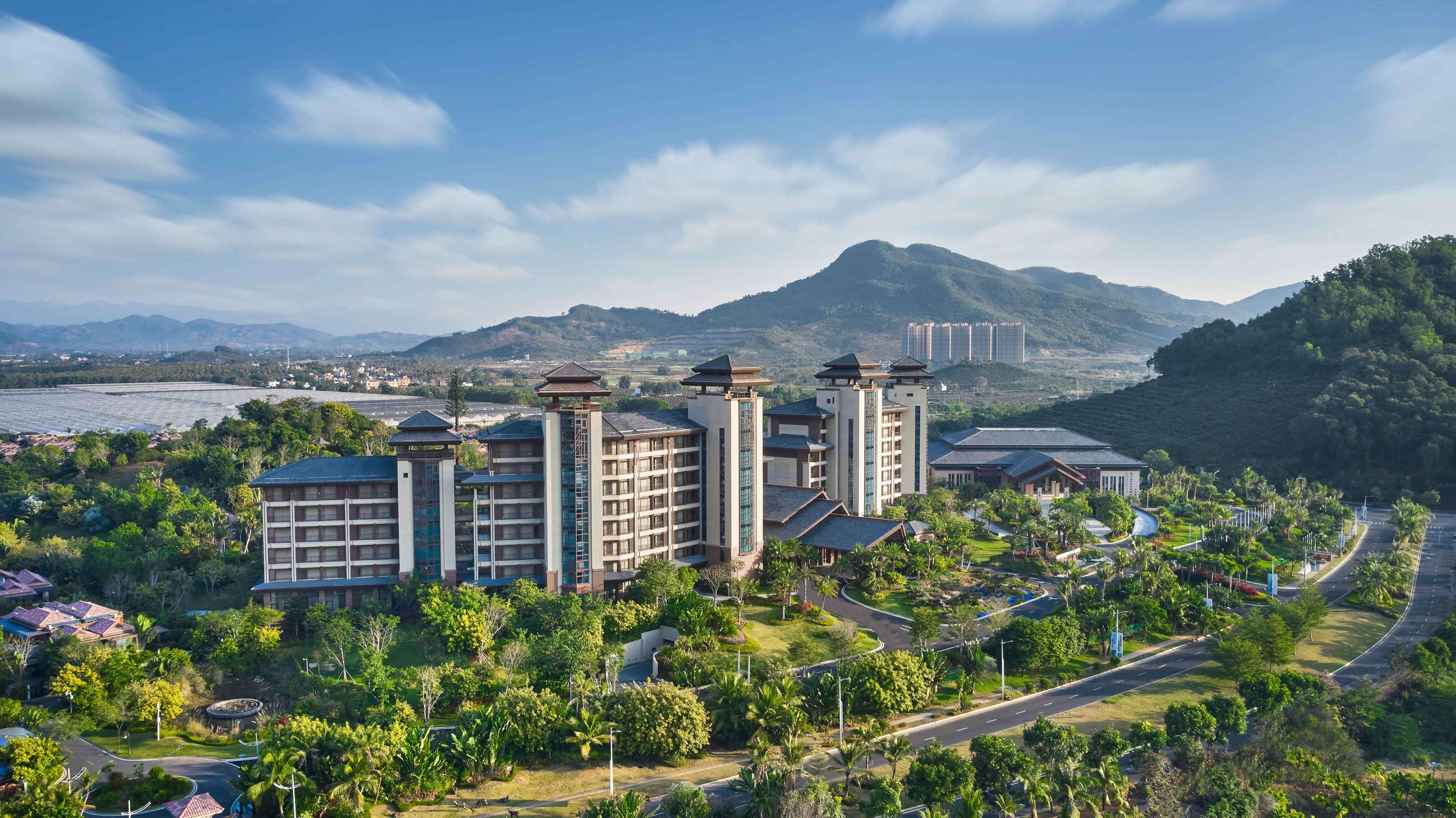 ホテル Doubletree By Hilton Lingshui Hot Spring エクステリア 写真