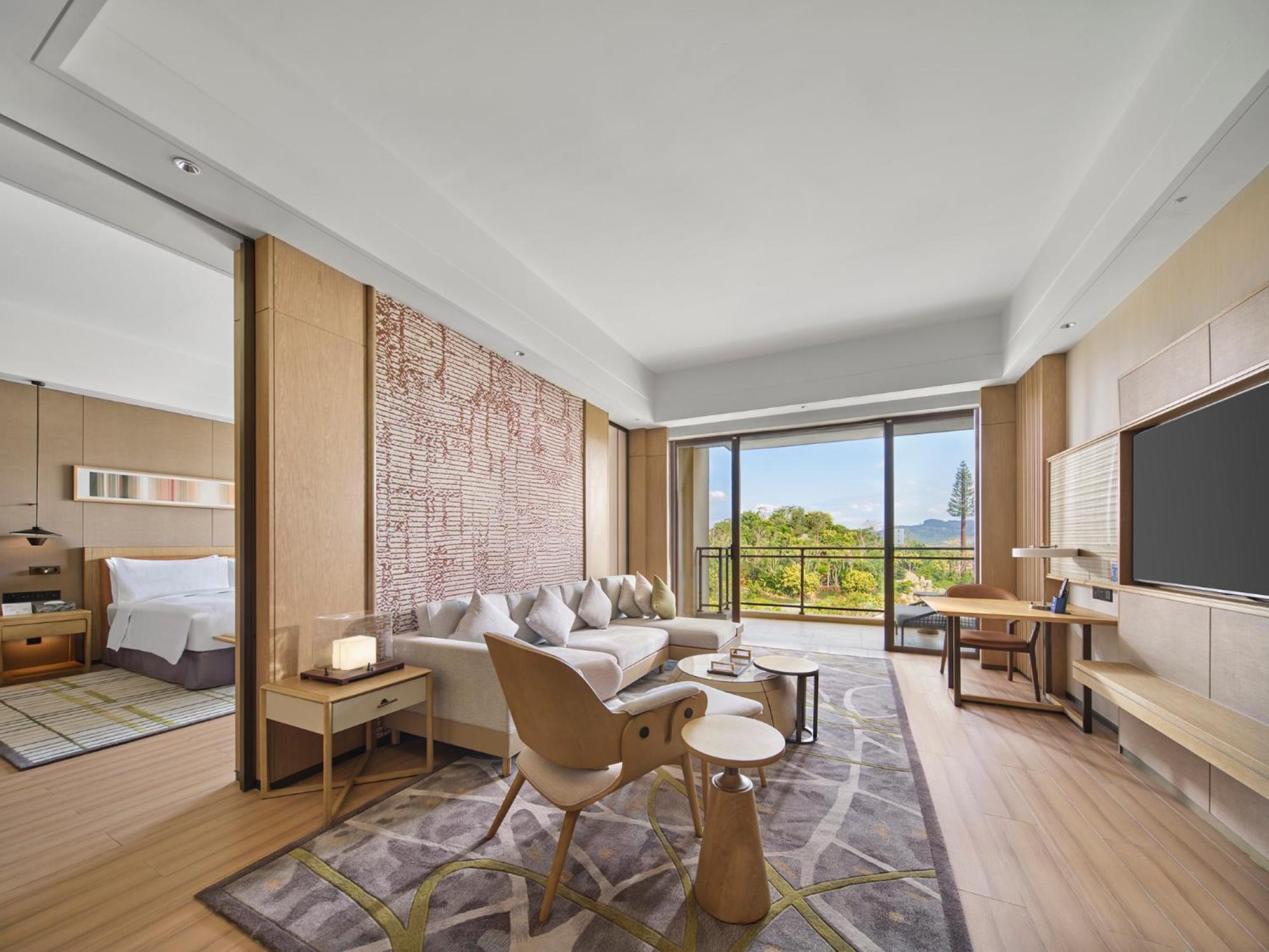 ホテル Doubletree By Hilton Lingshui Hot Spring エクステリア 写真