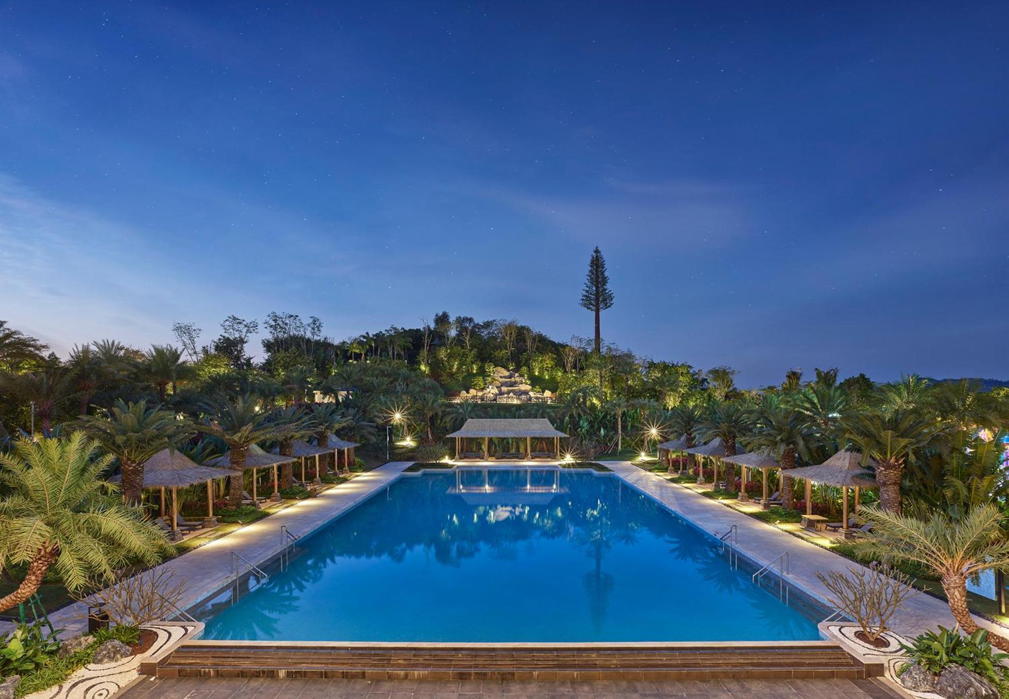 ホテル Doubletree By Hilton Lingshui Hot Spring エクステリア 写真